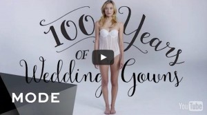 Az elmúlt 100 év menyasszonyi ruhái