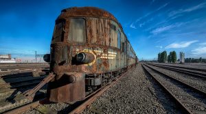 Egy elhagyatott Orient Expressz fotókon